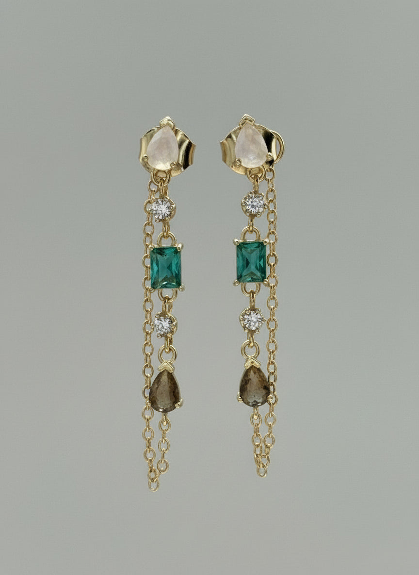 Paraiba Droplet Earrings