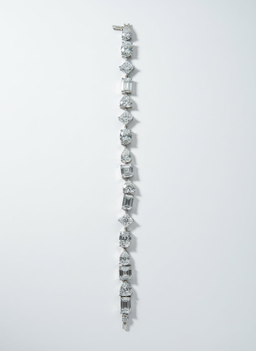 Mixed Stone Tennis Bracelet