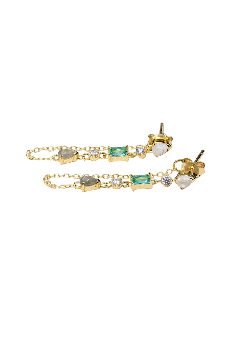 Paraiba Droplet Earrings