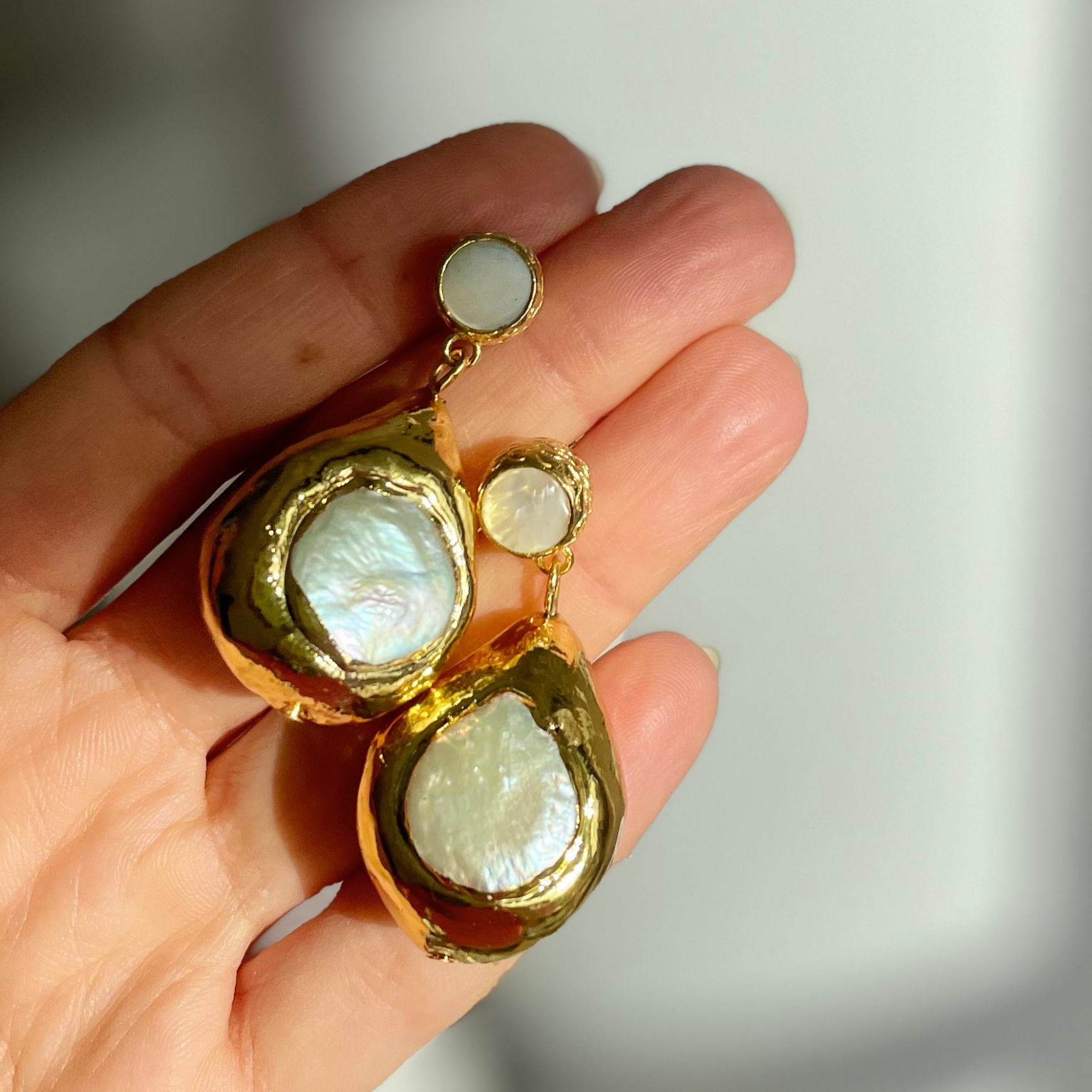 Mallorca Freshwater Pearl Cocktail Earrings
